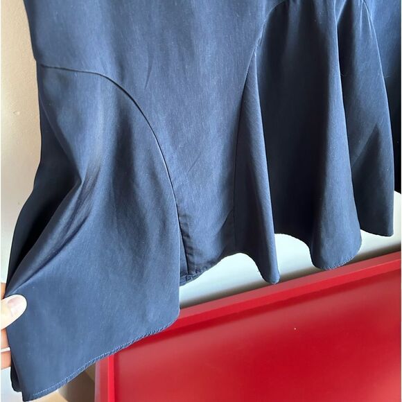 J.CREW Indigo Flounce Dress - Picture 5 of 7